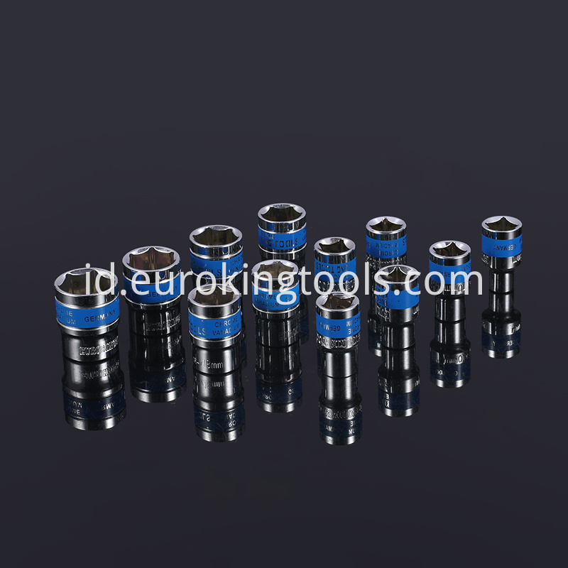 17PCS 1/2" Dr. Metric Hand Socket Set